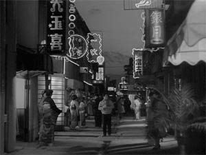 Street of Shame. Production Design by Hisao Ichikawa (1956)